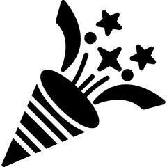 Fototapeta premium Confetti Icon