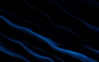 Marble rock texture blue ink pattern liquid swirl paint black dark that is Illustration background for do ceramic counter tile white that is abstract waves skin wall luxurious art ideas concept.