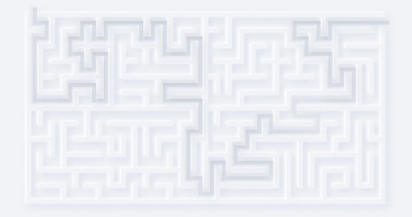 White silver geometric universal background for business presentation. Abstract elegant seamless pattern. Minimalist empty maze BG. Halftone monochrome cover. Modern digital minimal embossed sale page