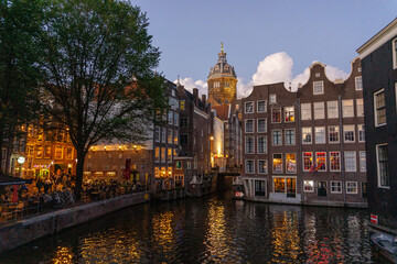 Dusk in Amsterdam