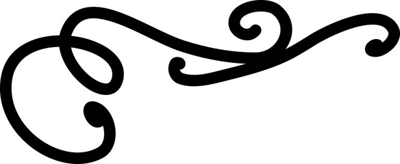 Line border. Hand drawn. Design for elements