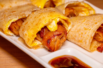 Taiwan, like it very much, delicious, breakfast, smoked egg cake