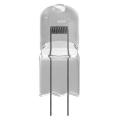 3d rendering illustration of a small halogen lamp