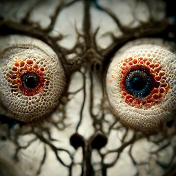 Nerves and other parts of the human body.
