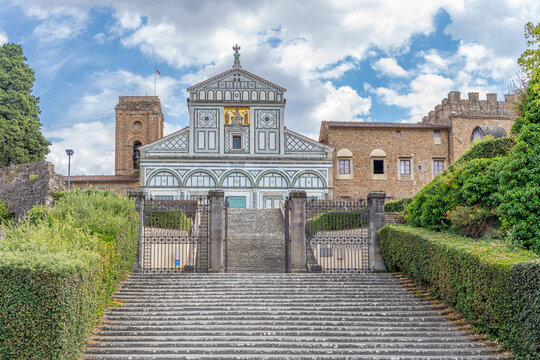 Abbazia di San Miniato al Monte, &agrave; Florence, Italie