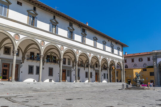 Piazza della Santissima Annunziata, &agrave; Florence, Italie