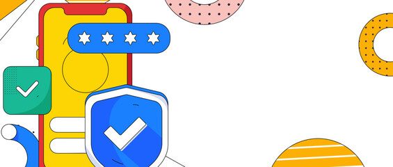 Internet finance financial management investment flat vector concept operation illustration
