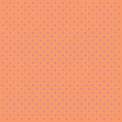 blue circle dots seamless pattern orange background pokaldot vector