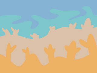 aesthetic background colorfull illustration wallpaper pattern abstract nature sky grass 