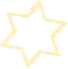 circle scratch brush draw abstract decoration vector isolated paint round heart star square