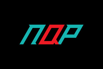 NQP LETTER and ALPHABET LOGO DESIGN