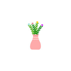 Flowers Vas Icon Design Very Cool