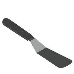 3d rendering illustration of a small kitchen spatula
