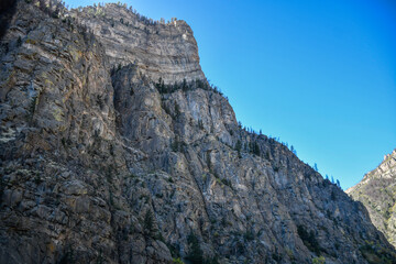 Rock formations alongside the highway, Colorado