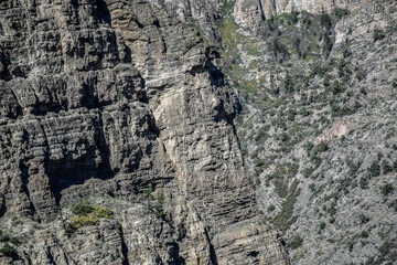 Rock formations alongside the highway, Colorado