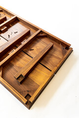 furniture, home and moving concept, close up of male hands assemblying home furniture. disassembled furniture design mexico