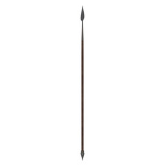 3d rendering illustration of a spartan spear