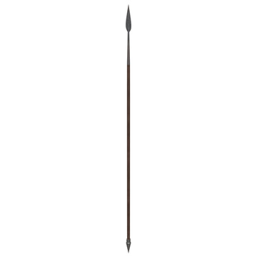 3d rendering illustration of a spartan spear