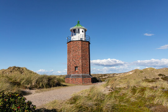 Sylt, Leuchtturm Quermarkenfeuer bei Kampen