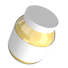 3d rendering illustration of a spread food container