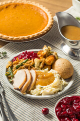 Homemade Thanksgiving Turkey Dinner