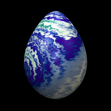 Egg with Clouds