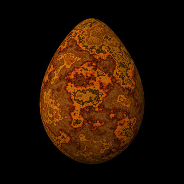 Rusty Metal Egg 1