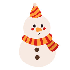 Snow man Icon.