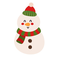 Snow man Icon.