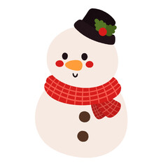 Snow man Icon.