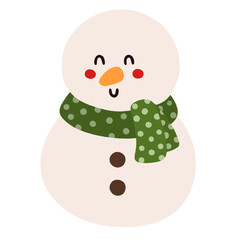 Snow man Icon.