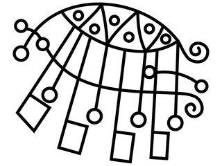 Sigil or Seal of Bifrons from a portion of the magical Grimoire called Ars Goetia, part of The Grimoire titled: The Lesser Key of Solomon or the Lemegeton of Somolon the King