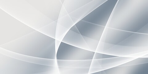 Fototapeta premium Soft blue abstract background with white wave