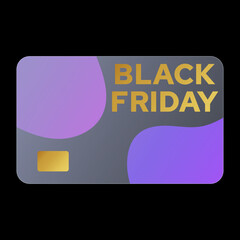 Black Friday Plastic Card Template