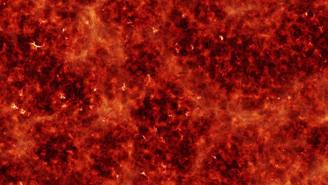 Surface of The Sun Burning in Turbulent Flames and Melting Gasses. Cgi Telescope VFX emulation. Solar Corona. 