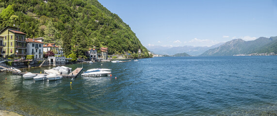 The lakeside of Argegno