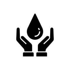 save water icon design vector template