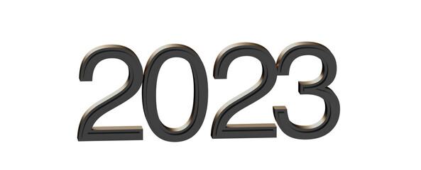 2023 New year change, turn.