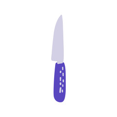 Cartoon Design Element. Hand Drawn Kitchen Knife