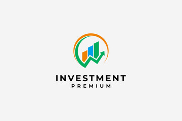 investment logo abstract