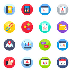 Pack of User Interface Flat Icons 

