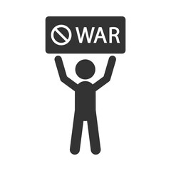 Stop war icon