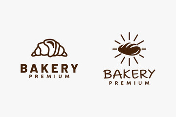Chef cooking bakery logo premium