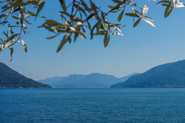 Lago Maggiore bei Brissago in der italienischen Schweiz