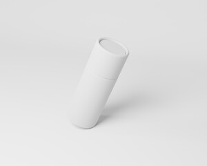 3D modeling mockup with white, green, black and rose gold color. Can use for food, tea, coffee or cosmetics packaging.