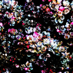 Daisy Repeat Seamless Textile Pattern
