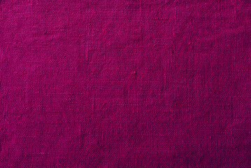 Linen lilac canvas background textile texture.