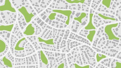 View from above the map buildings. Gps map navigation to own house. Detailed view of city. Decorative graphic tourist map City top view. Abstract background. Flat style, Vector, illustration isolated.