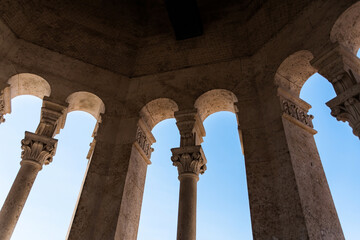 Cathedral of Saint Domnius, interior of the bell tower. Split, Croatia.