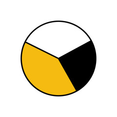 Business chart vector icon diagram illustration graphic design. Datum infographic chart icon growth finance element bar report. Abstract information progress arrow info document flow chart strategy